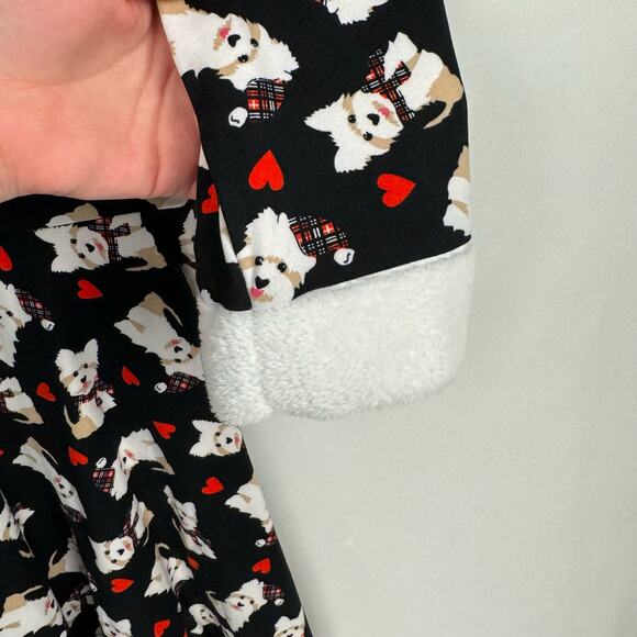 EMILY WEST | Red & Black Revisable Double Sided Holiday A-Line Dress | Kid's 16 - Picture 7 of 11